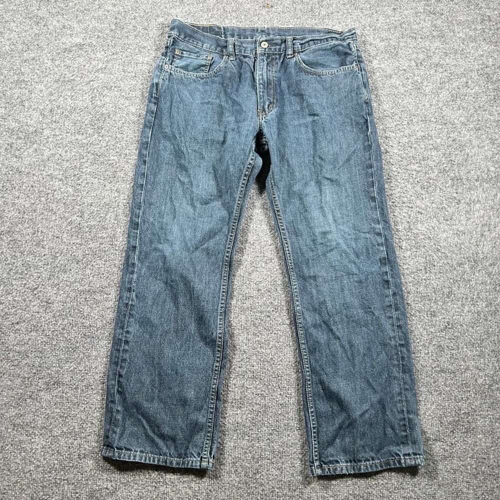 Levis Jeans Mens Size 34 Blue 559 Relaxed Straight Fit Cotton Denim Casual Pants